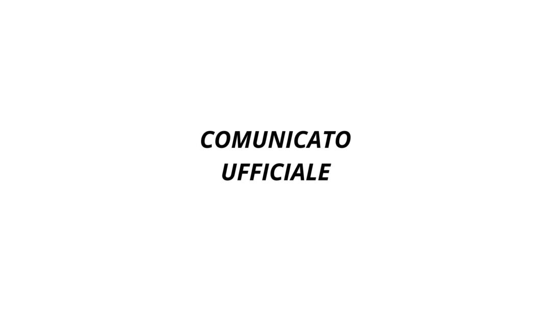 Comunicato Ufficiale