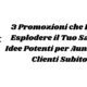 Un megafono stilizzato accompagna il titolo "3 Promozioni che Fanno Esplodere il Tuo Salone: Idee Potenti per Aumentare Clienti Subito!"