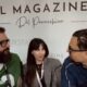 Tre professionisti del settore hair beauty durante un'intervista live allo stand de Il Magazine del Parrucchiere al Cosmoprof 2025.
