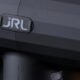 Logo JRL su asciugacapelli professionale nero opaco
