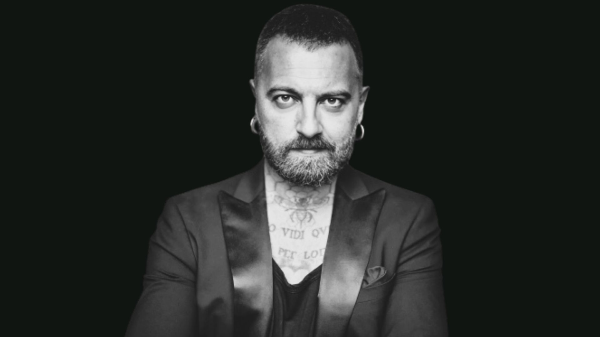 Ritratto in bianco e nero di Gianni Rando, Global Artistic Director di Farmagan