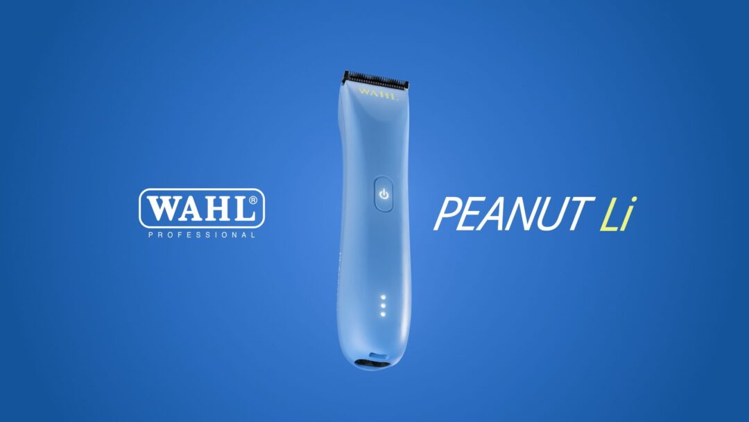 Tagliacapelli professionale Wahl Cordless Peanut® Li su sfondo blu