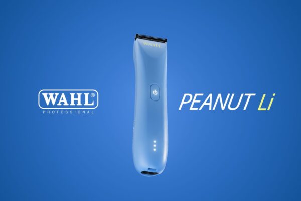 Tagliacapelli professionale Wahl Cordless Peanut® Li su sfondo blu