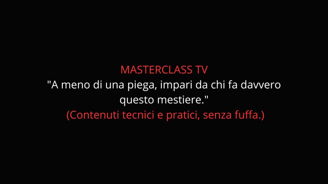 Masterclass TV Il Magazine del Parrucchiere – formazione online professionale per parrucchieri a meno di una piega