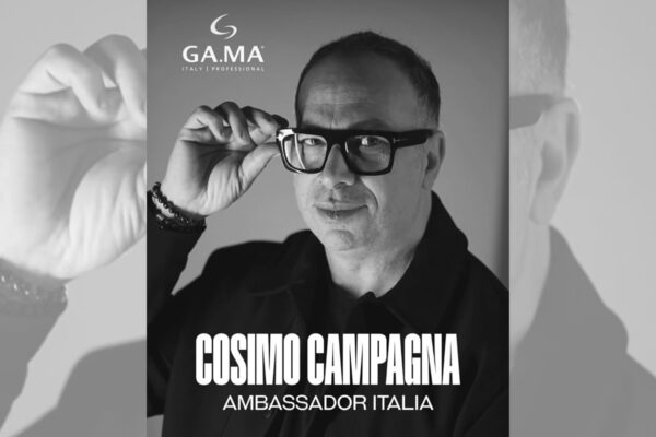 Cosimo Campagna ritratto in bianco e nero come nuovo Barber Ambassador Gama Professional Italia