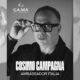 Cosimo Campagna ritratto in bianco e nero come nuovo Barber Ambassador Gama Professional Italia