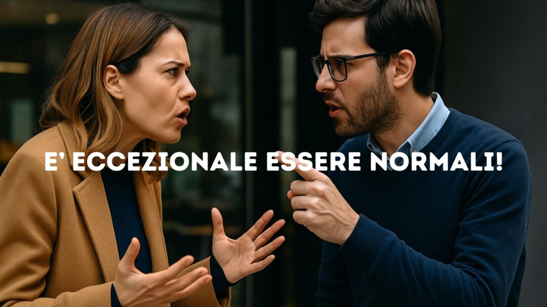 Due persone in un ufficio moderno discutono animatamente su un pagamento e un accordo mancato, simbolo delle difficoltà e incoerenze nel lavoro di oggi.