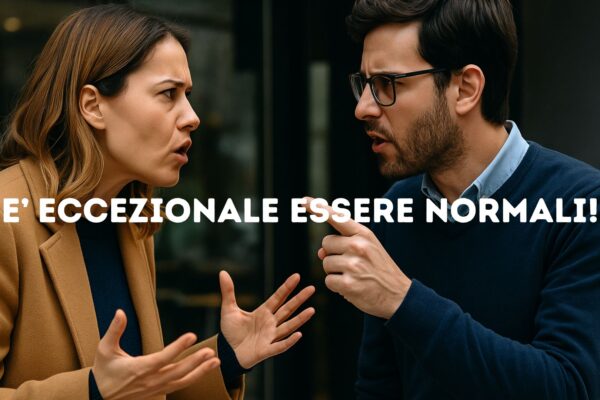 Due persone in un ufficio moderno discutono animatamente su un pagamento e un accordo mancato, simbolo delle difficoltà e incoerenze nel lavoro di oggi.
