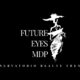 Logo Future-Eyes MDP Osservatorio Beauty Trends con illustrazione fashion stilizzata su sfondo nero.