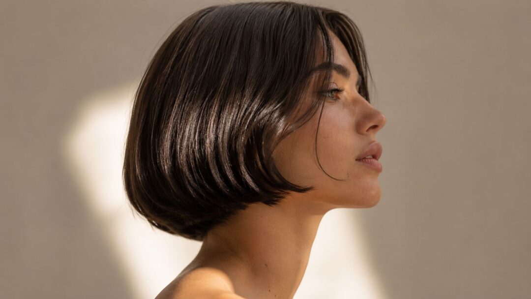 Donna con taglio Italian Bob, tendenza capelli estate 2026