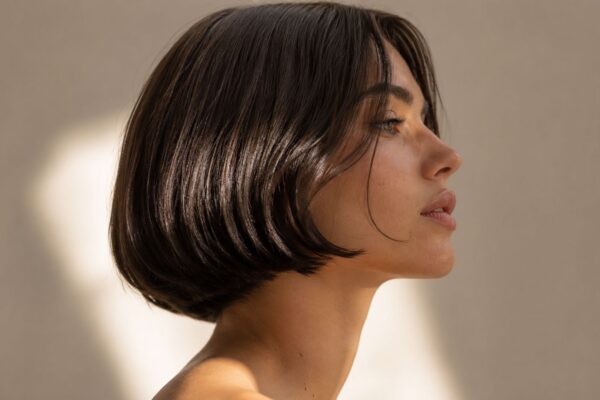 Donna con taglio Italian Bob, tendenza capelli estate 2026