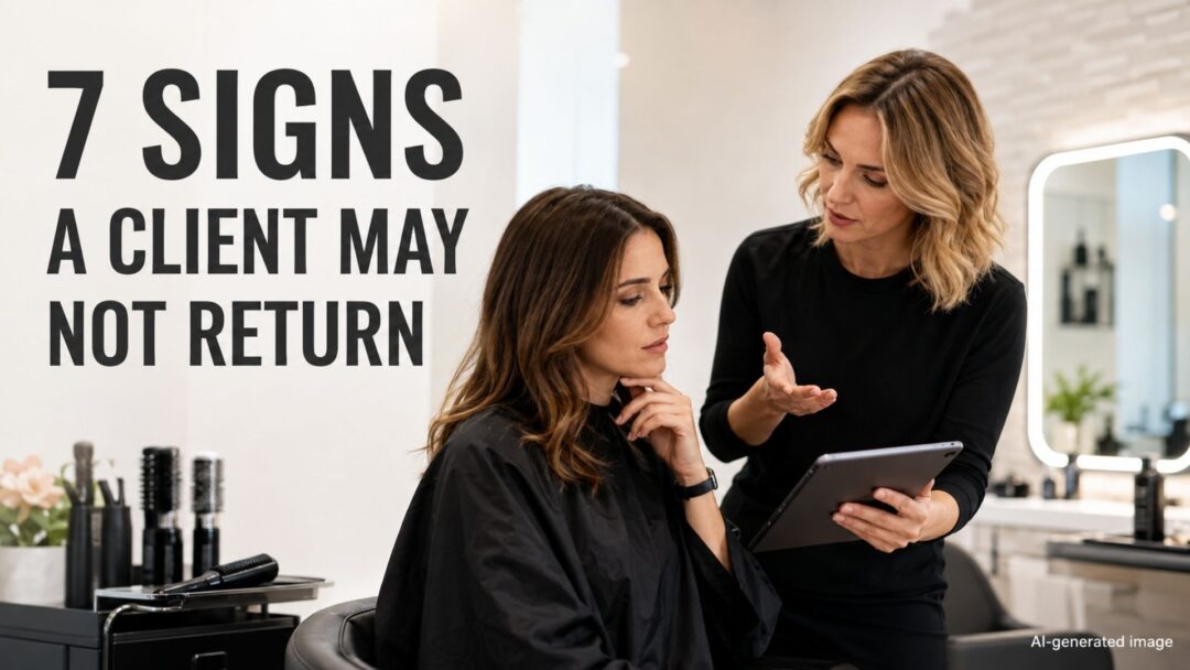7 signs that a salon client may not return