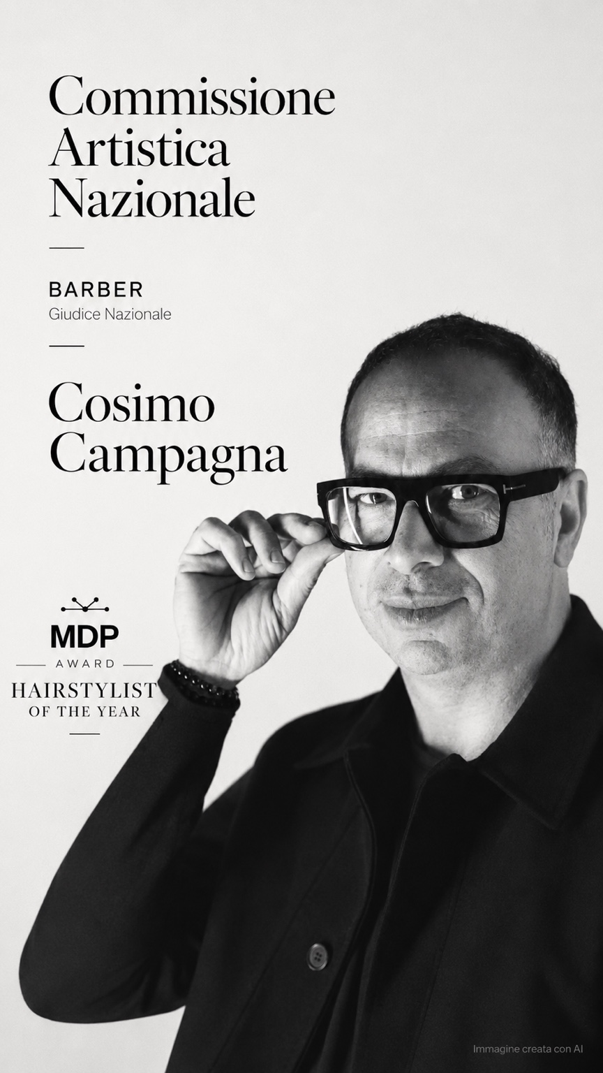 Cosimo Campagna, Giudice Nazionale Barber della Commissione Artistica Hairstylist of the Year MDP