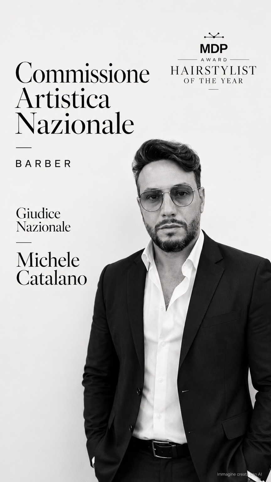 Michele Catalano, Giudice Nazionale Barber della Commissione Artistica Hairstylist of the Year MDP