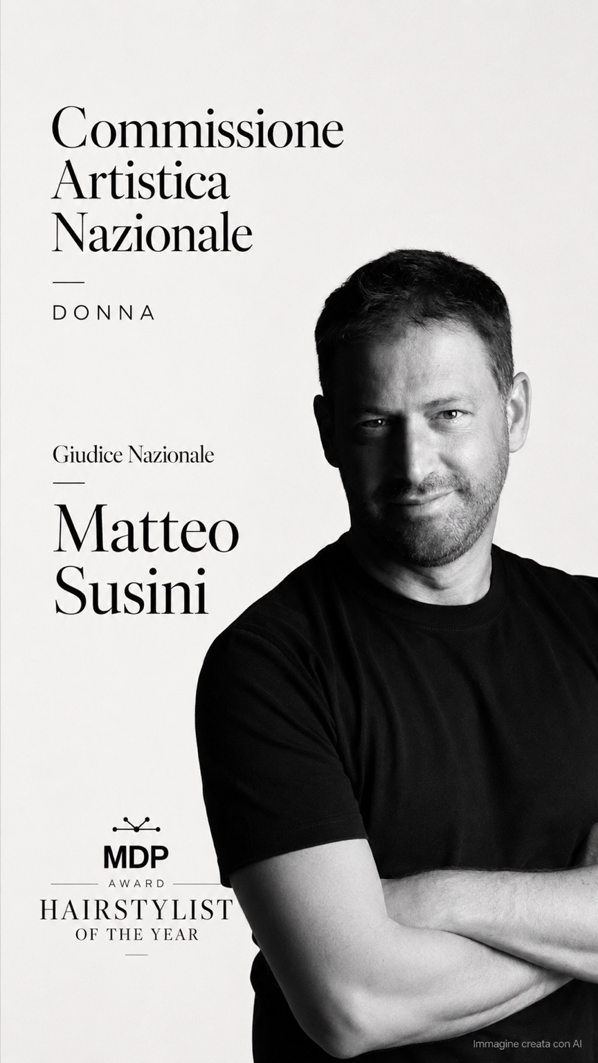 Matteo Susini, Giudice Nazionale Donna della Commissione Artistica Hairstylist of the Year MDP