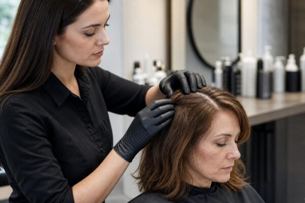 Immagine editoriale per Test allergia tinta capelli: la Safety Gate MDP prima del colore