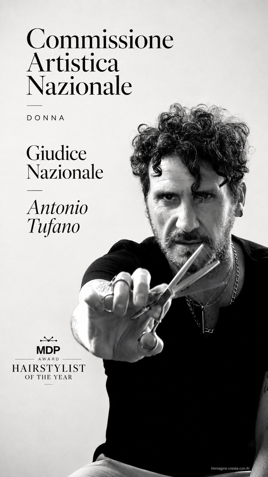 Antonio Tufano, Giudice Nazionale Donna della Commissione Artistica Hairstylist of the Year MDP