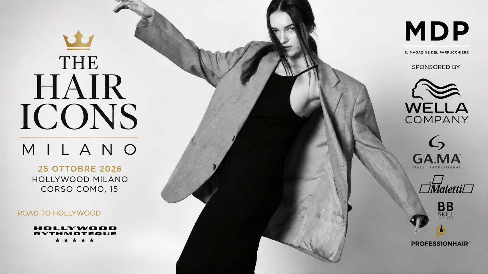 The Hair Icons Milano 2026 all'Hollywood Milano il 25 ottobre