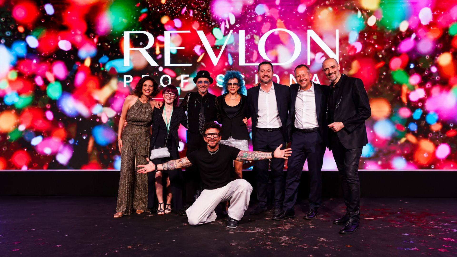 Il team creativo Revlon Professional sul palco del XX Congress Eksperience