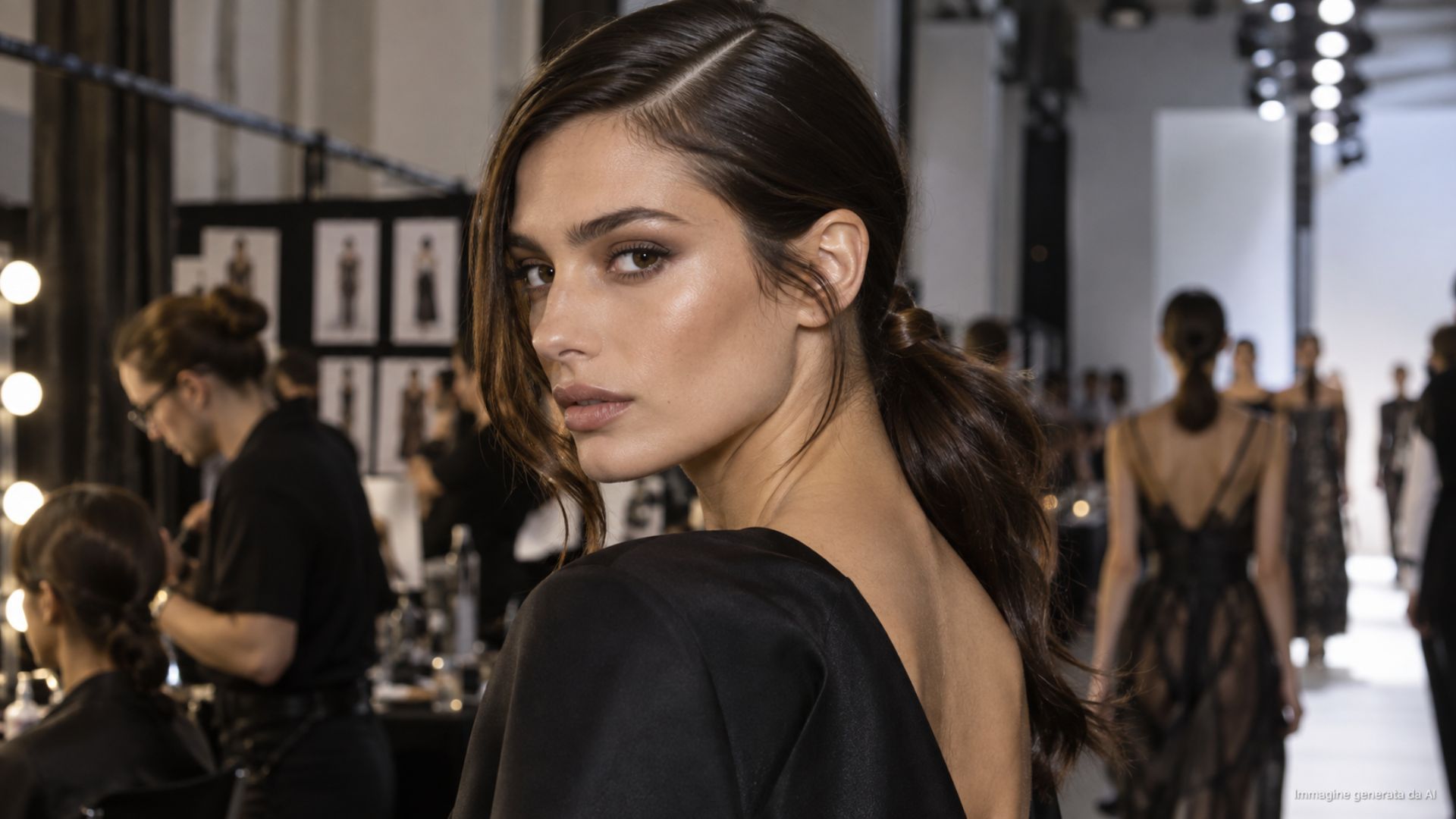 Trend capelli NYFW 2027: coda bassa, nodi e texture