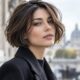 Modella con bob morbido e naturale per l’autunno 2026