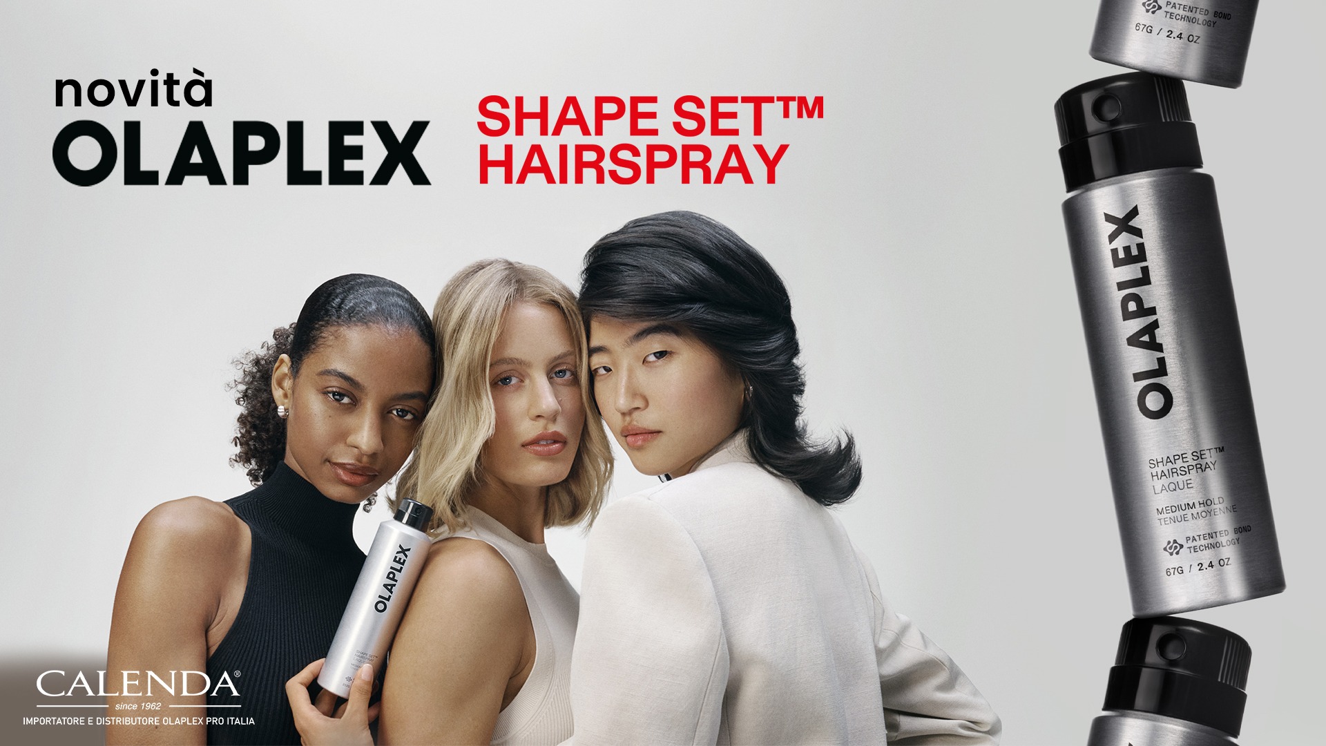 OLAPLEX Shape Set Hairspray, la lacca che ripara mentre fissa