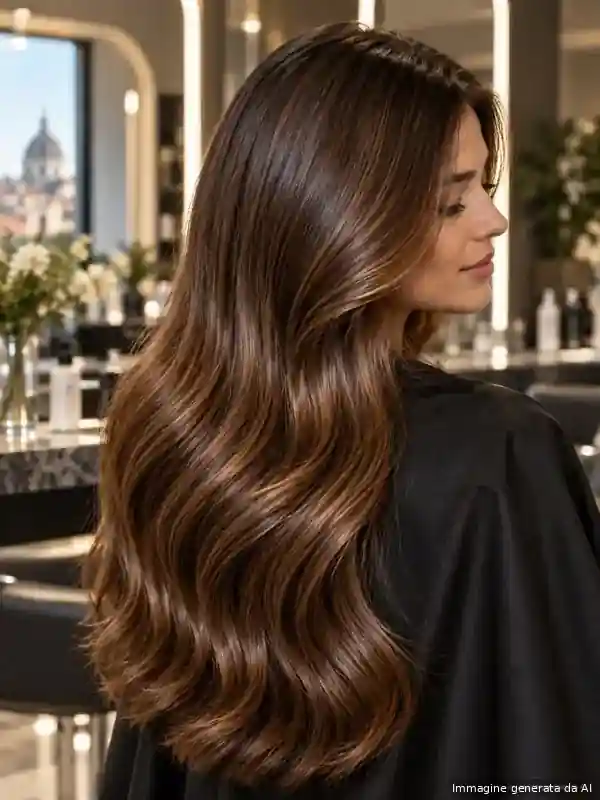 Analisi professionale di dati e servizi haircare in un salone