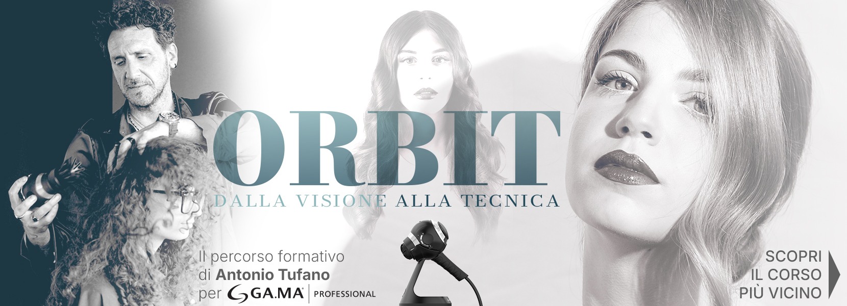 Collezione ORBIT by Antonio Tufano per GA.MA Professional