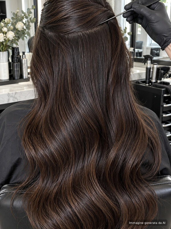 Capelli Velvet Espresso castano scuro con riflessi luminosi