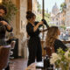 A small Italian salon team at work: staff is the largest cost after rent