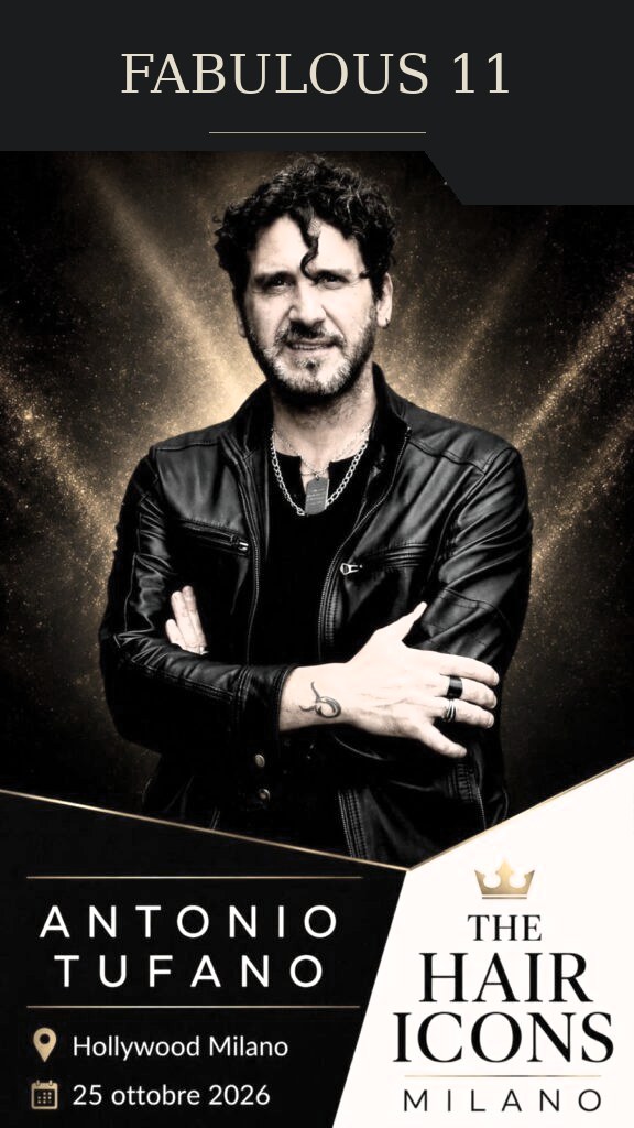 Antonio Tufano a THE HAIR ICONS Milano 2026
