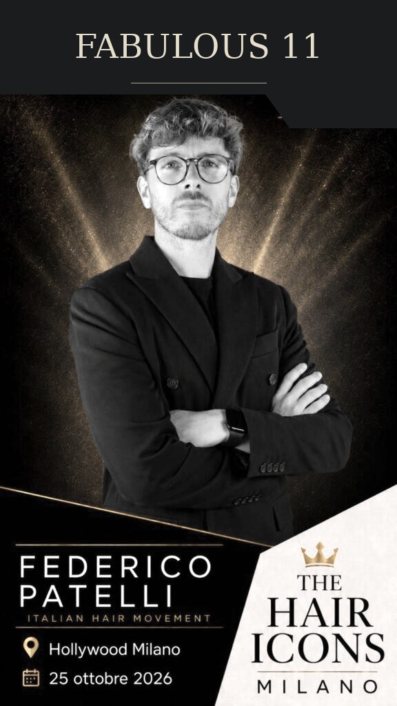 Federico Patelli a THE HAIR ICONS Milano 2026