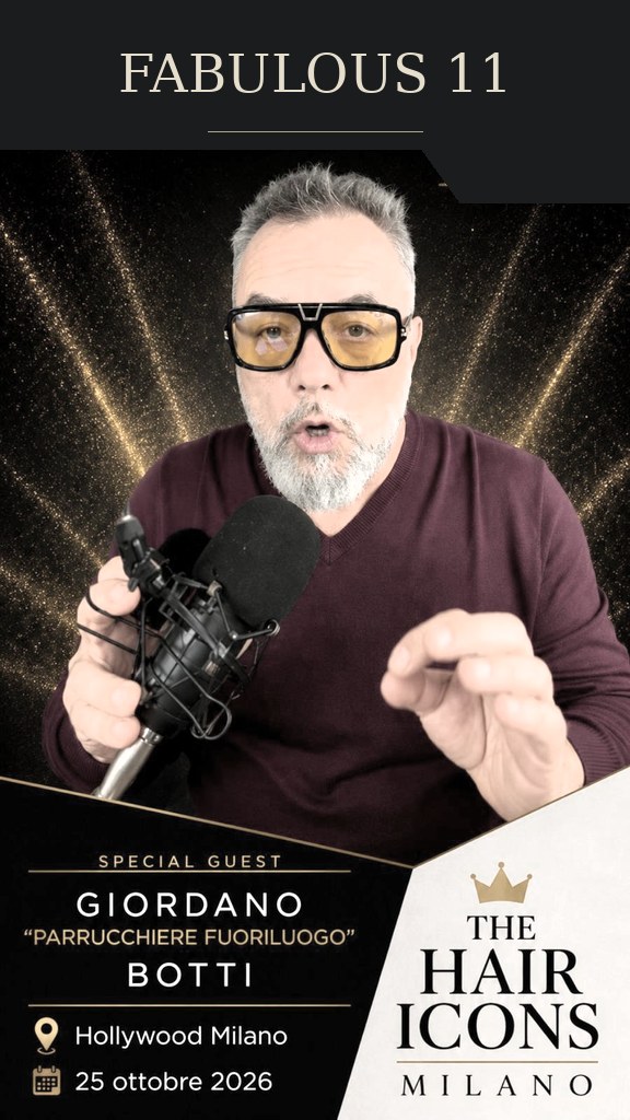 Giordano Botti, Special Guest di THE HAIR ICONS Milano 2026