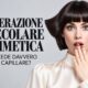Copertina editoriale con modella europea e titolo sulla rigenerazione molecolare biomimetica