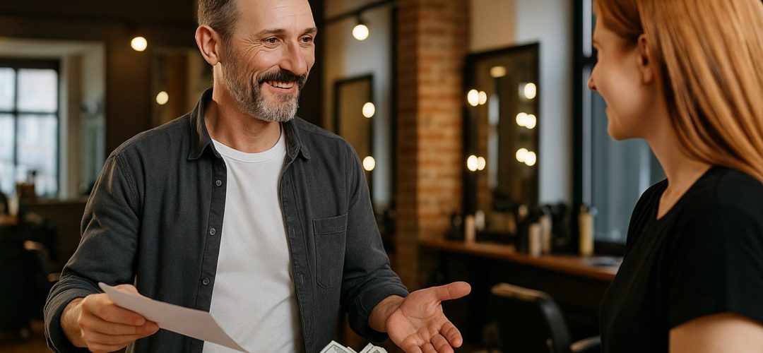 Hairvisor Gianni mostra come motivare i dipendenti di un salone con un sistema efficace di bonus e incentivi fiscali