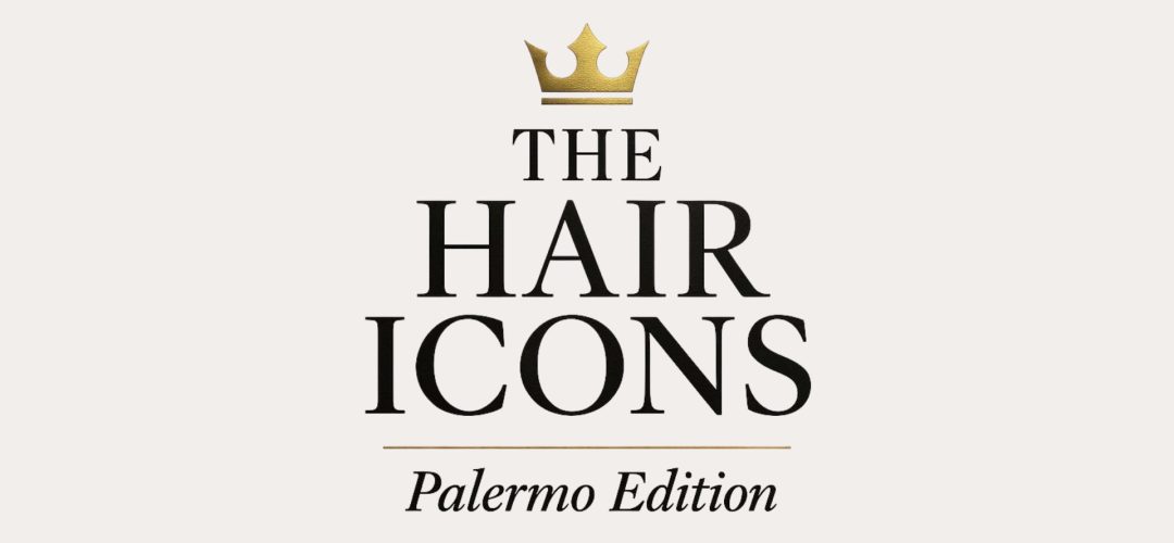 Logo ufficiale The HAIR ICONS Palermo Edition, evento hair beauty del 30 novembre 2025 alle Officine Sandron di Palermo.