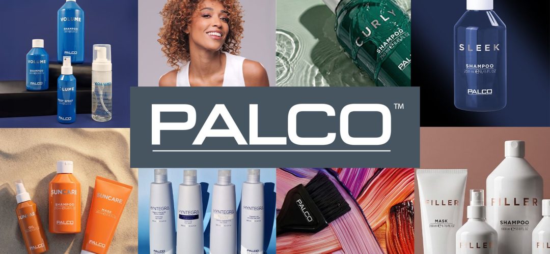 Prodotti professionali per capelli Palco Professional con linee Volume, Curly, Sleek, Suncare, Hyntegra e Filler