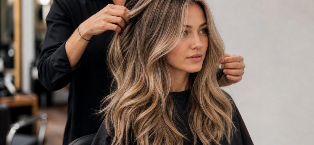 Immagine editoriale per Mushroom Blonde: il biondo beige dell’autunno 2026 che richiede precisione